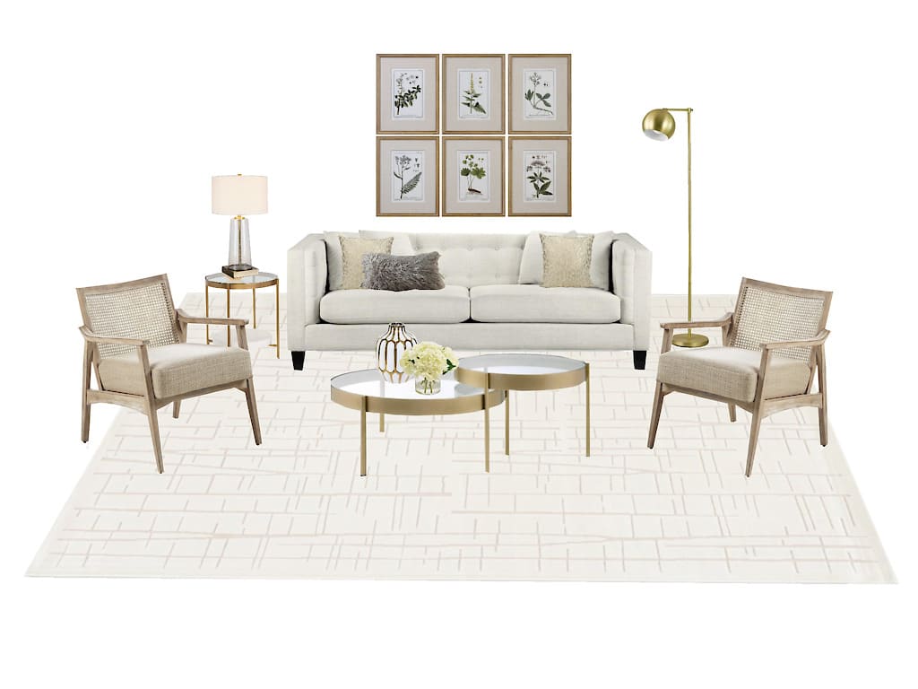 e design of a living room concept