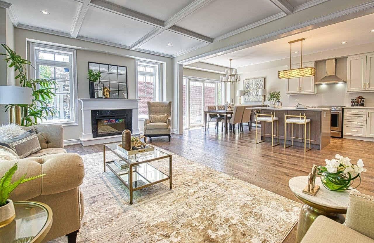luxury styled living room